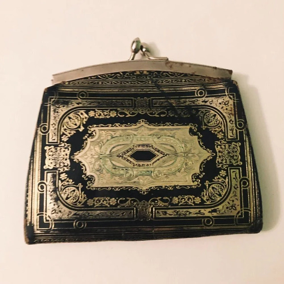 Vintage Change Purse  Faux Leather Coin Purse - Picture 14 of 14